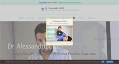 Desktop Screenshot of alessandrogrittichirurgia.com